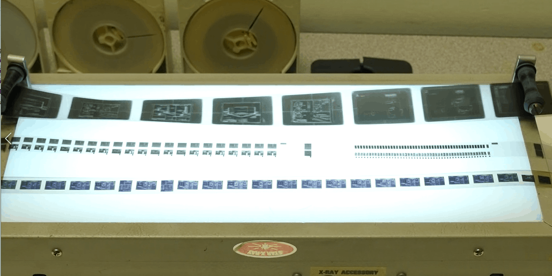 灯箱数据传输的缩微胶片转换