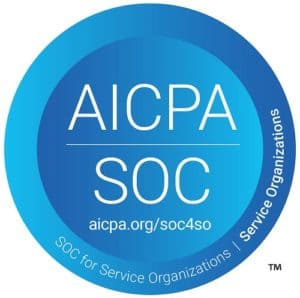 AICPA SOC徽标的较小版本